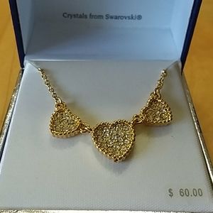 New in box goldtone necklace